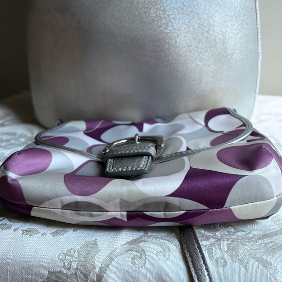 Coach Kyra Scarf Multicolor Flap Crossbody bag. COACH - Picture 5 of 8